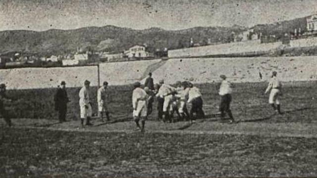 Un partido en el velódromo de la Bonanova