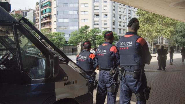 La Arro de Mossos d'Esquadra, durante un dispositivo estático