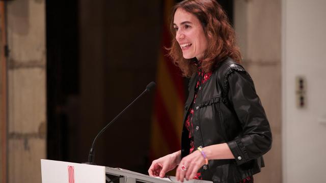 La consellera de Justicia, Derechos y Memoria de la Generalitat, Gemma Ubasart