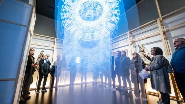 Instalación lumínica de Javier Riera