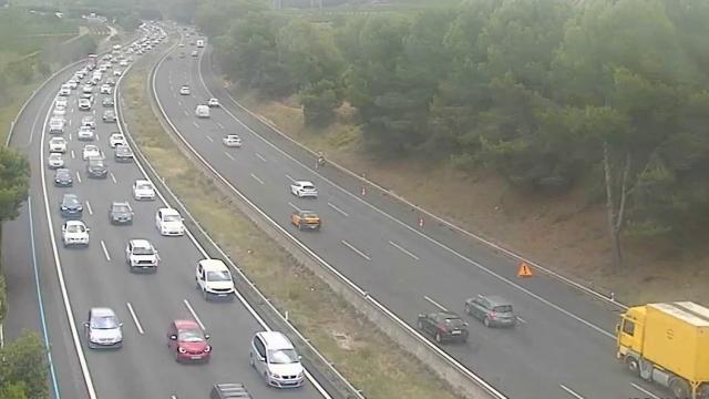 Un atasco en la AP-7, en una imagen de archivo