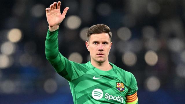 Marc-André ter Stegen, durante un partido con el FC Barcelona