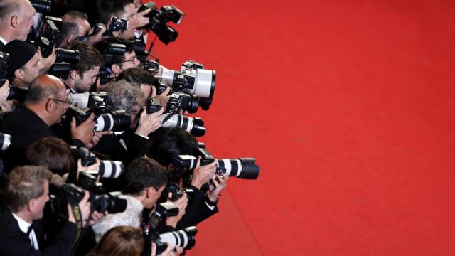 Fotógrafos en la alfombra roja