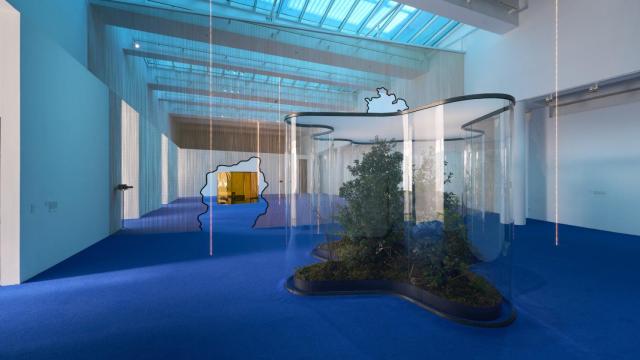 Una imagen de 'Una hoja en lugar del ojo', de Daniel Steegmann Mangrané