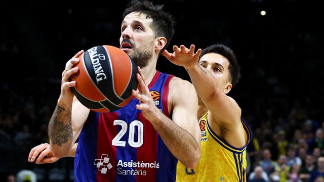 Nico Laprovittola, en el Alba Berlin-Barça de basket