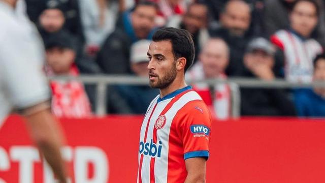 Éric García, en el partido contra el Valencia