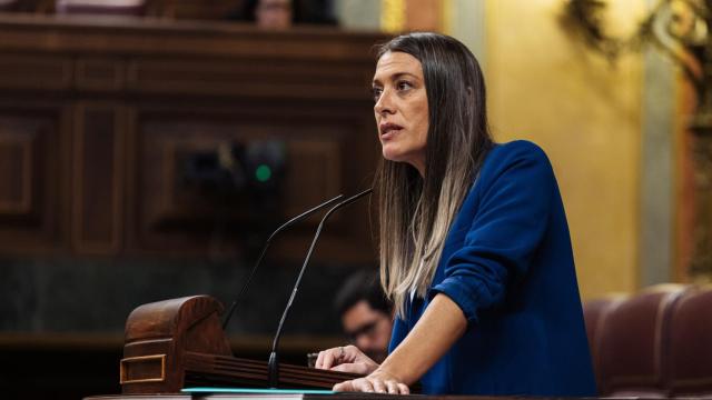 La diputada y portavoz de Junts en el Congreso, Miriam Nogueras, en una sesión plenaria