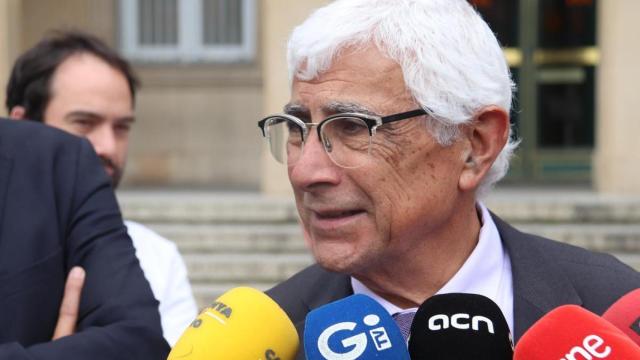 El 'conseller' Manel Balcells, durante un contacto con los medios