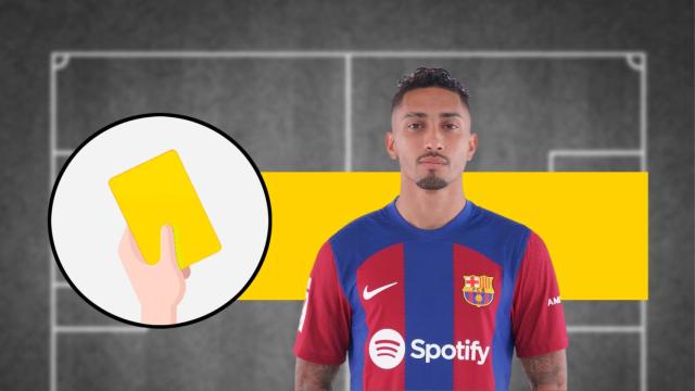 Raphinha recibe la tarjeta amarilla de Culemanía