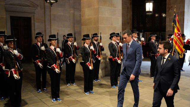 Reunión Pedro Sánchez y Pere Aragonès
