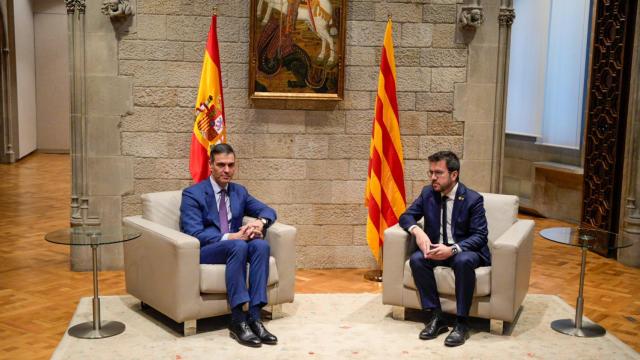 Reunión Pedro Sánchez y Pere Aragonès