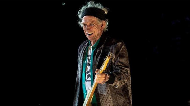 Keith Richards, en un concierto en Londres en 2018