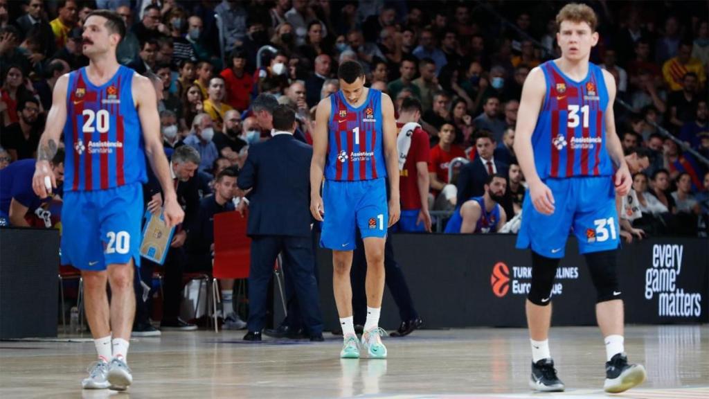 Dante Exum, durant un partit amb el Barça de bàsquet