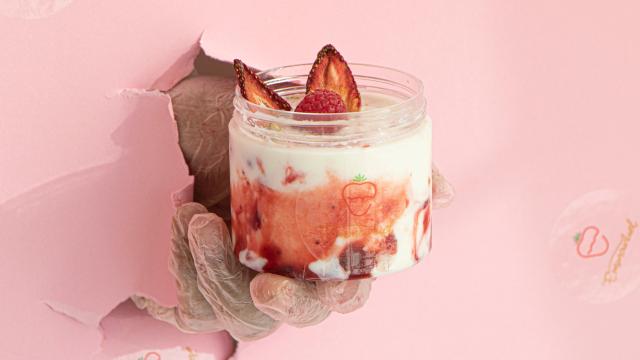 Yogur de fresa