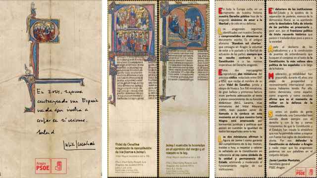 La felicitación navideña de Lambán