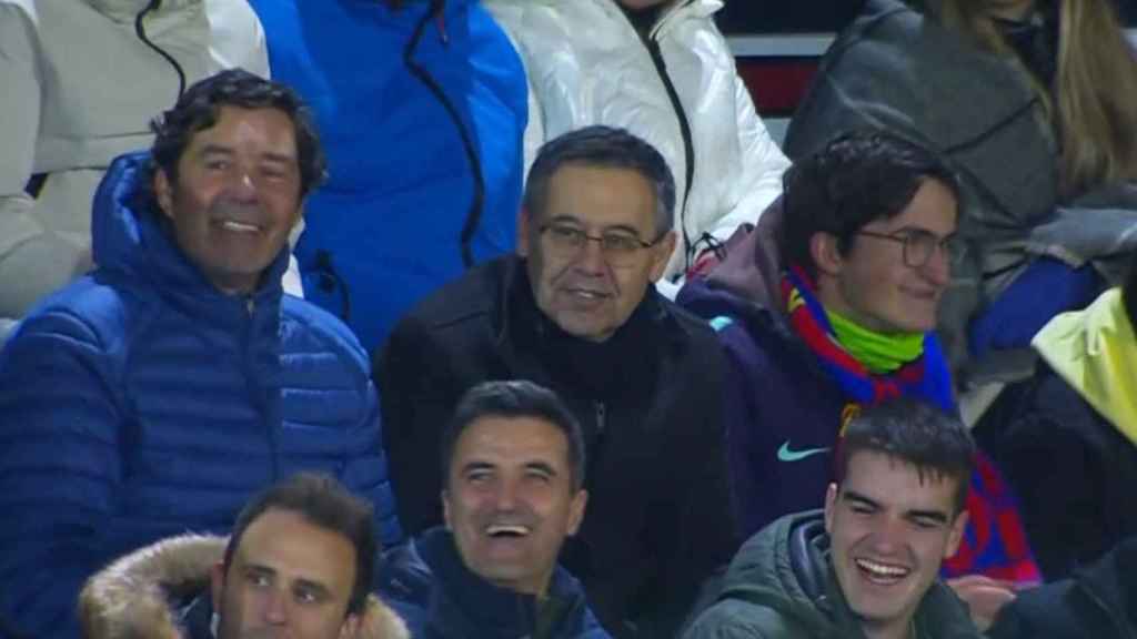 Bartomeu, present al Barbastro-Barça de la Copa del Rei