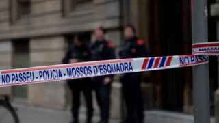 Cordón de Mossos d'Esquadra en una imagen de archivo