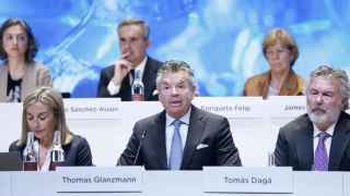 Thomas Glanzmann, consejero delegado de Grifols, durante una junta de accionistas