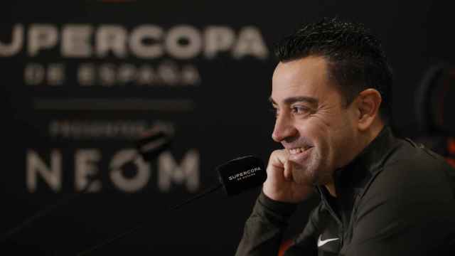 Xavi Hernández, en rueda de prensa antes del Barça-Real Madrid
