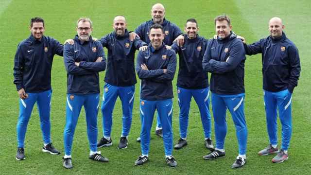 El cuerpo técnico de Xavi Hernández en el FC Barcelona