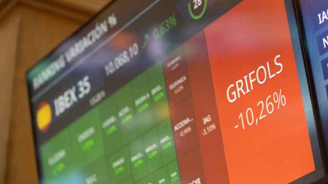 La cotización de Grifols durante una sesión de los últimos días / EP