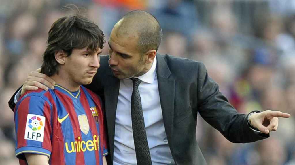 Guardiola y Messi (2)