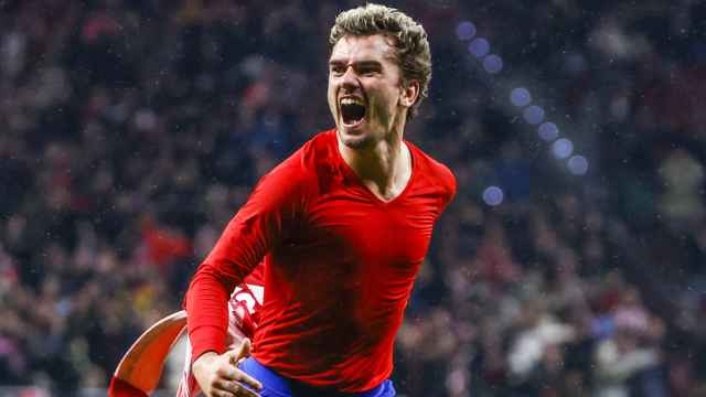 Antoine Griezmann, celebrando el golazo contra el Real Madrid