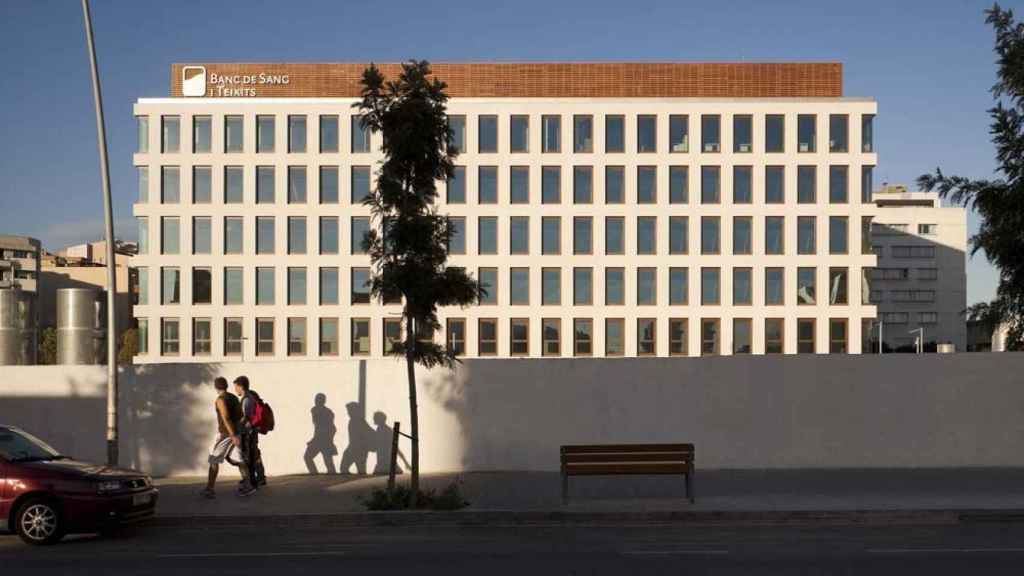 Imagen de la sede del Banco de Sangre en Barcelona