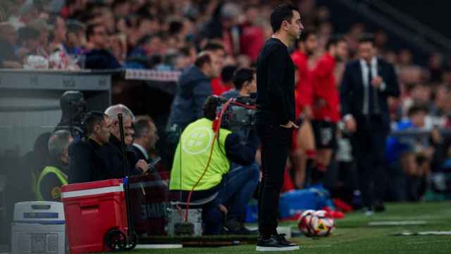 Xavi Hernández dirige al primer equipo del Barça en San Mamés