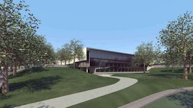 Simulación que corresponde a un proyecto de hospital muy antiguo que en su día presentó el Ayuntamiento