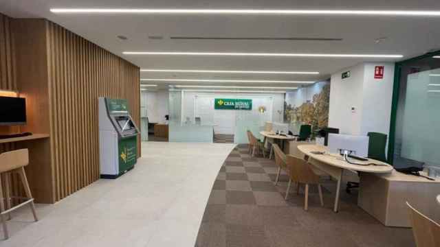 Imagen de una oficina de Eurocaja Rural en León