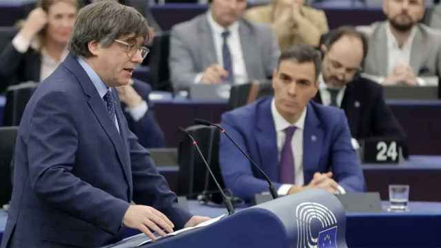 Carles Puigdemont y Pedro Sánchez, en una imagen de archivo en la Eurocámara