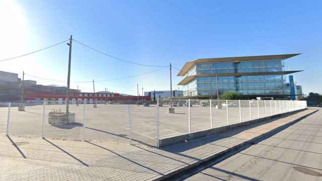 El parking donde se proyecta el centro de pádel de Barcelona