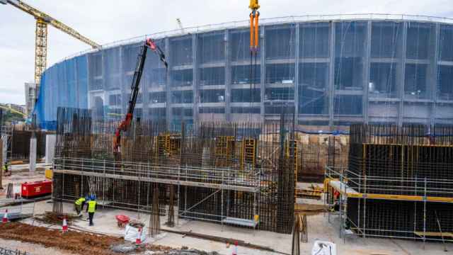Las obras del nuevo Camp Nou avanzan a buen ritmo