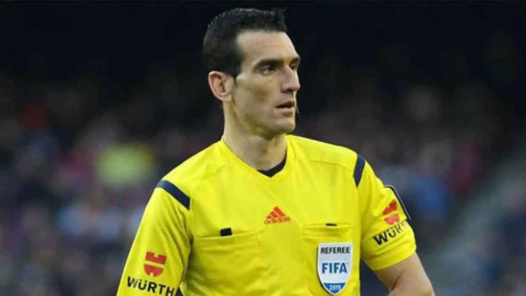 Martínez Munuera, árbitro del fútbol español, en una imagen de archivo