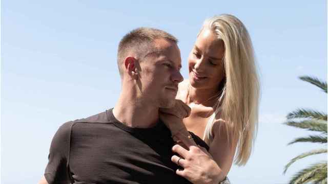 Ter Stegen, junto a su esposa Daniela, en una imagen de archivo