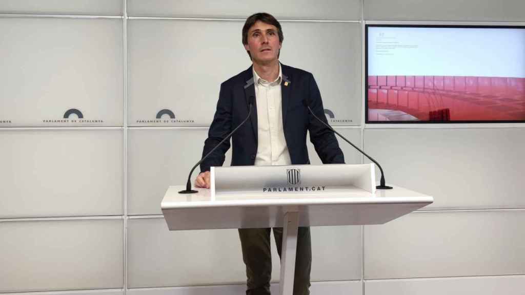 El portavoz de Junts en el Parlament, Salvador Vergés