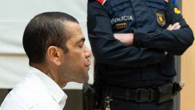 Dani Alves, exjugador del FC Barcelona, en la Audiencia Provincial de Barcelona