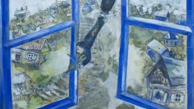 Detalle del cuadro 'El violinista celeste'