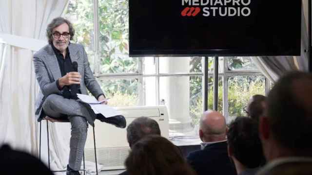 Tatxo Benet, nuevo presidente de Mediapro, en un acto corporativo