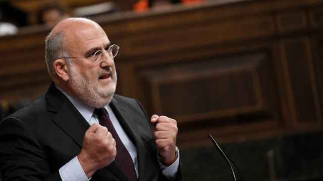 El diputado de Junts Eduard Pujol I Bonell, durante una sesión plenaria en el Congreso de los Diputados