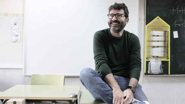 Un profesor en clase