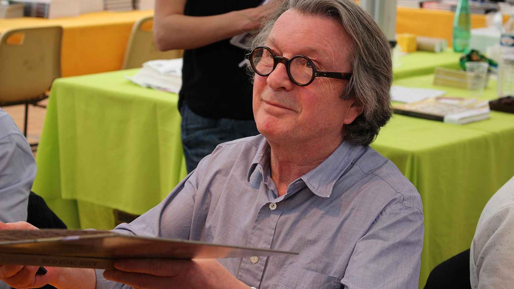 Martin Veyron, en el Festival del Libro de Metz en abril de 2016
