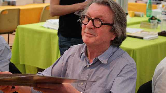 Martin Veyron, en el Festival del Libro de Metz en abril de 2016