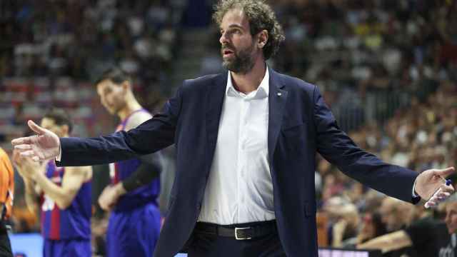 Grimau, en un lance de la final