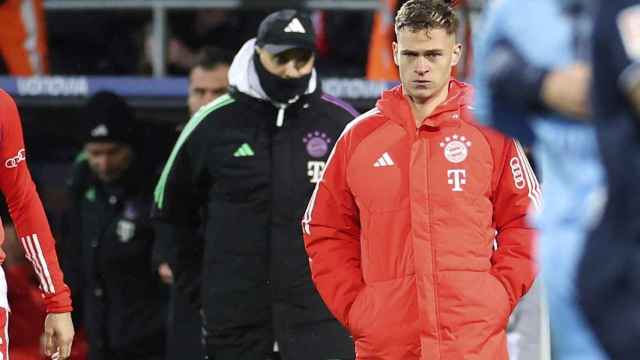 Joshua Kimmich, decepcionado tras la última derrota del Bayern de Múnich