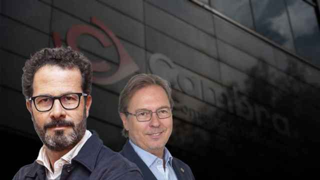 Enric Jové (i.) y Josep Santacreu (d.)