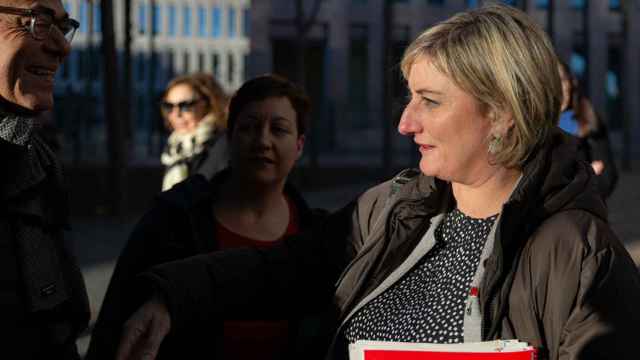 La vicepresidenta del Parlament, Alba Vergés, a su llegada a su citación en la Ciudad de la Justicia el 12 de enero de 2024