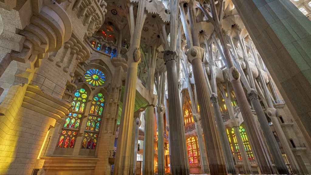 Interior de La Sagrada Familia