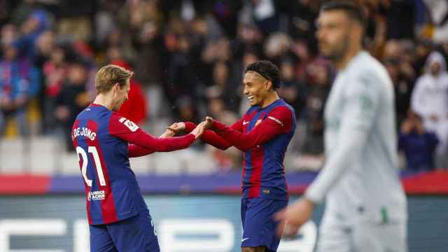 Frenkie de Jong y Raphinha, autores de los goles del Barça contra el Getafe